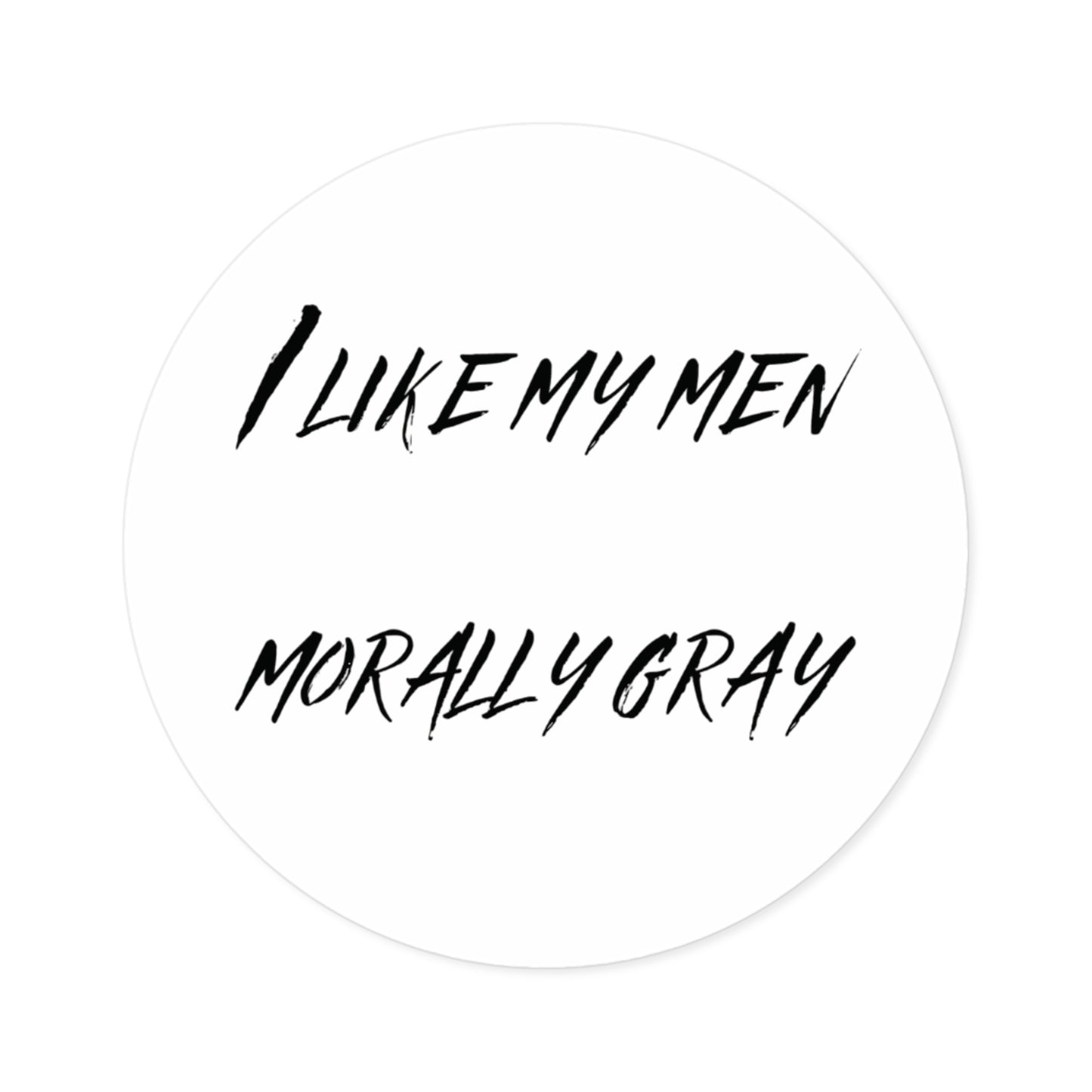Morally Grey Men Sticker