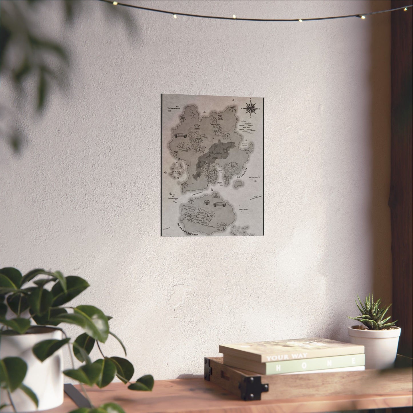 Marks of the Broken Map Poster