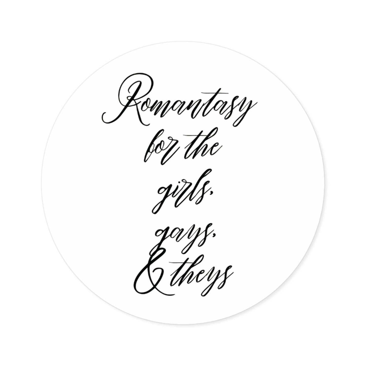 LGBTQ Romantasy Sticker