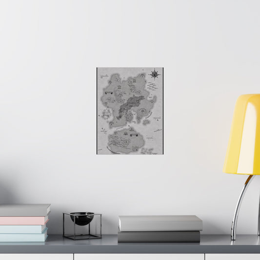 Marks of the Broken Map Poster